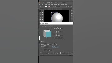 3D Revolve Effect in Adobe Illustrator💥 #illustrator  #shortvideo  #shorts