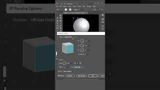 3D Revolve Effect in Adobe Illustrator💥 #illustrator  #shortvideo  #shorts
