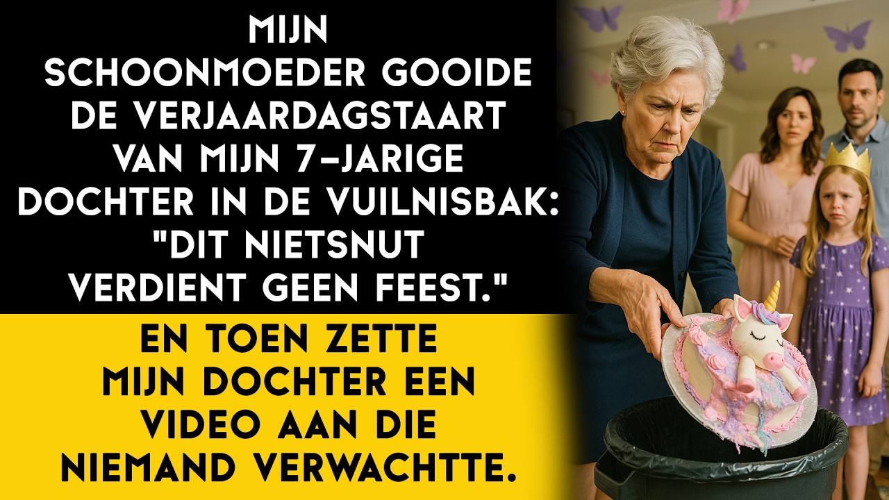 Wat mijn dochter op de video liet zien, deed mijn schoonmoeder verbleken en wegrennen