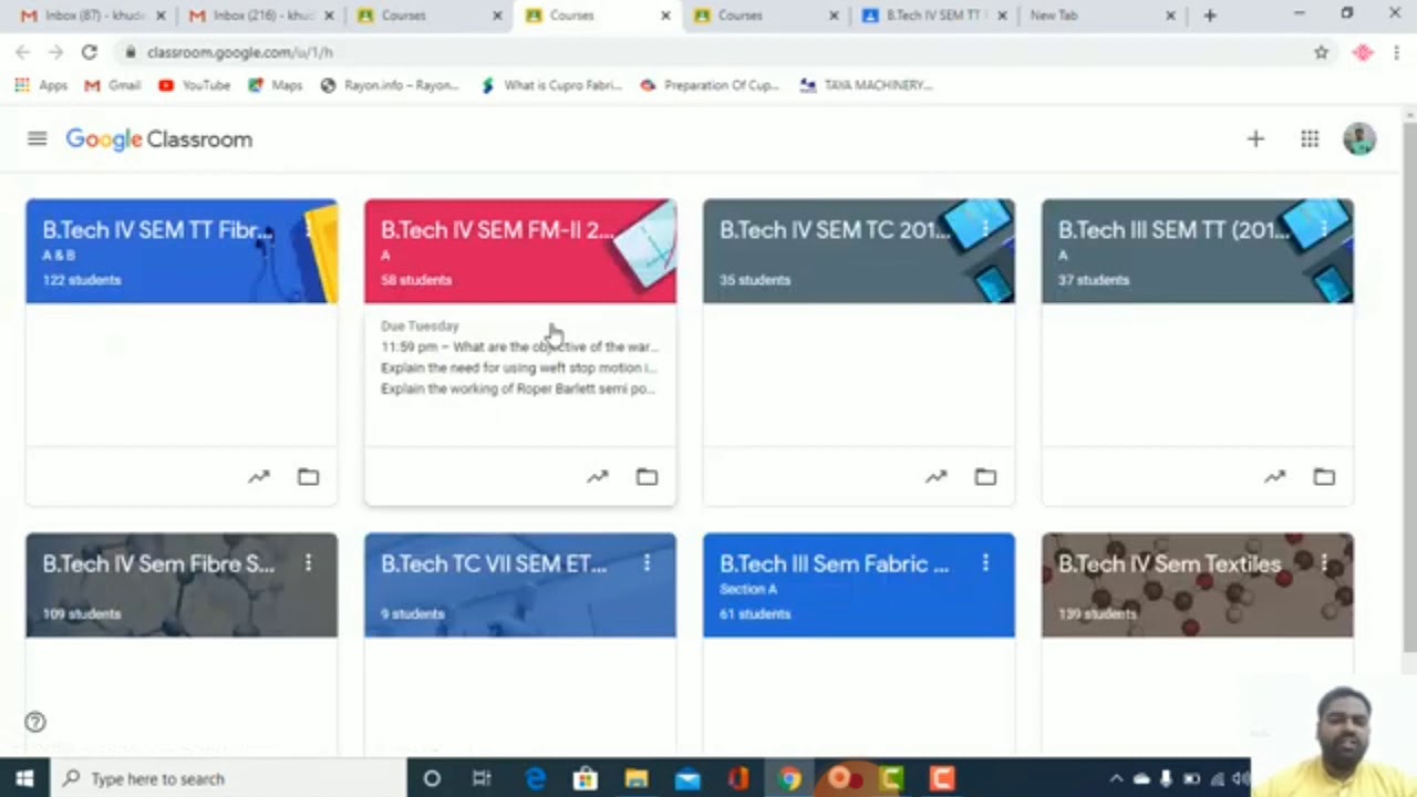 How to create test on Google classroom - YouTube