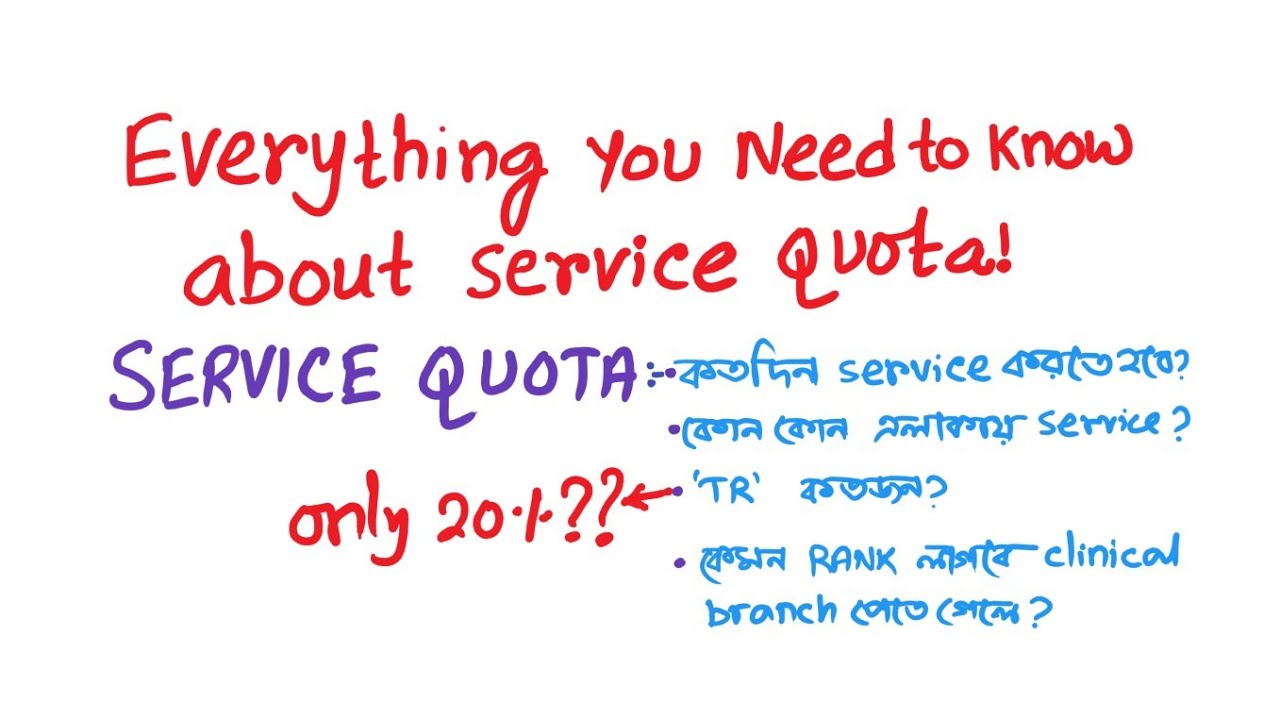 GDMO Service Quota In NEET PG. Everything you need to know about West Bengal Service Quota Part 1. 