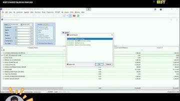 📊 How to Preview Customer Balance Report in SQL Accounting