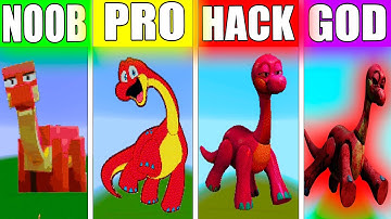 Pixel art (NOOB vs PRO vs HACKER vs GOD) BRON poppy playtime in minecraft