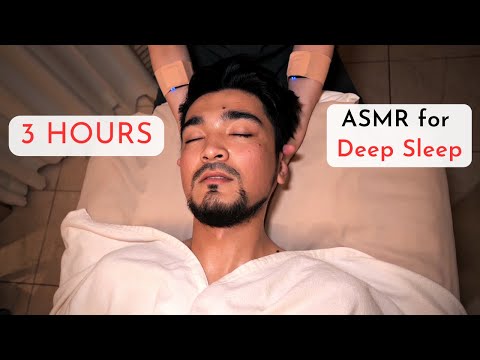 (3 Hour ASMR) Japanese Body, Shoulder and Head Massage for Relaxation & Sleep | Soft-Spoken Japanese