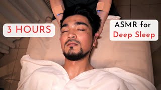 (3 Hour ASMR) Japanese Body, Shoulder and Head Massage for Relaxation & Sleep | Soft-Spoken Japanese
