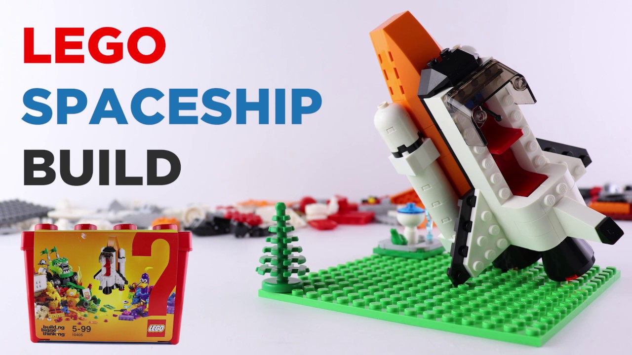 LEGO Spaceship 10450 build - Slow Speed Build