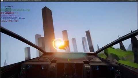 UE4 ThunderGame - 3D Radar Test-1 - "New Terminal Velocity"