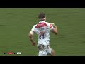Nick Malouf speeds his way over for interception try v Gloucester