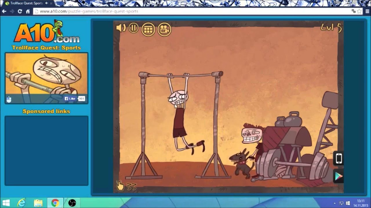 Trollface Quest Sports YouTube