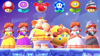Super Mario Bros. Wonder - All Daisy Power-Ups & Transformations
