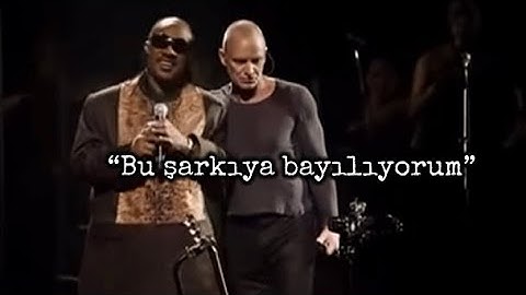 Stevie Wonder Sting’in Fragile Şarkısını Yorumluyor (Türkçe Çeviri) | Muhteşem Performans💥