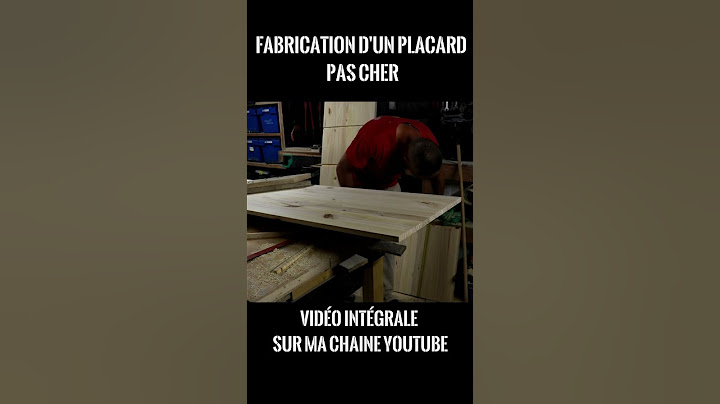 Fabriquer un placard pas cher