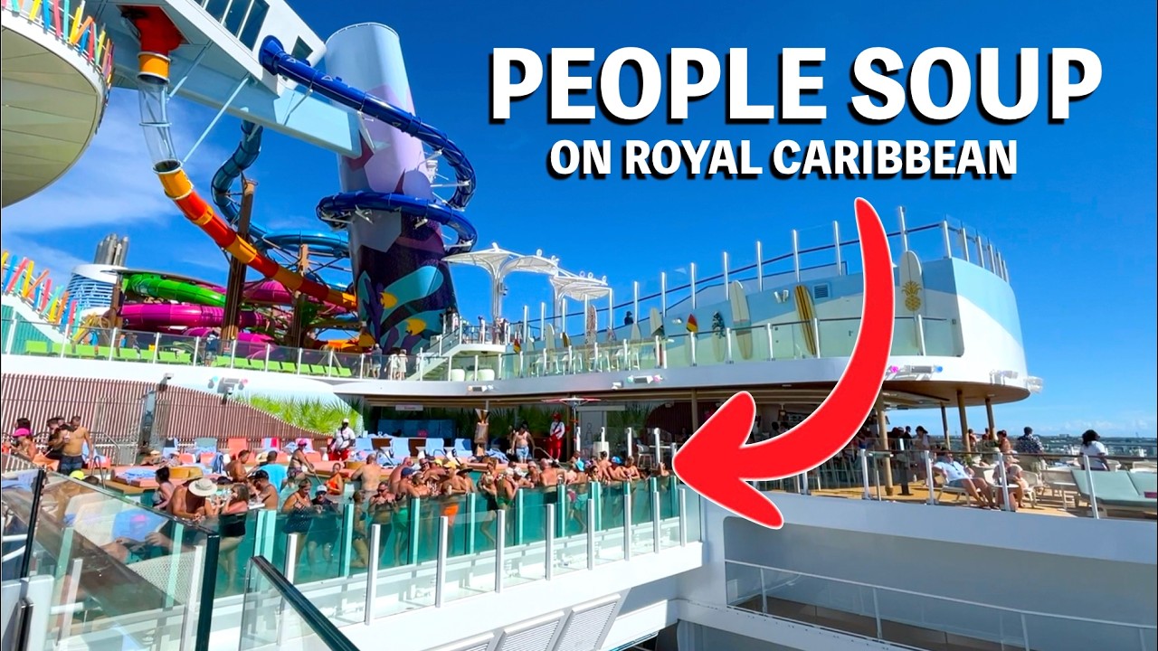 Cruisers CRAM THEMSELVES Into Adults-Only Pool on Royal Caribbean's Star of the Seas