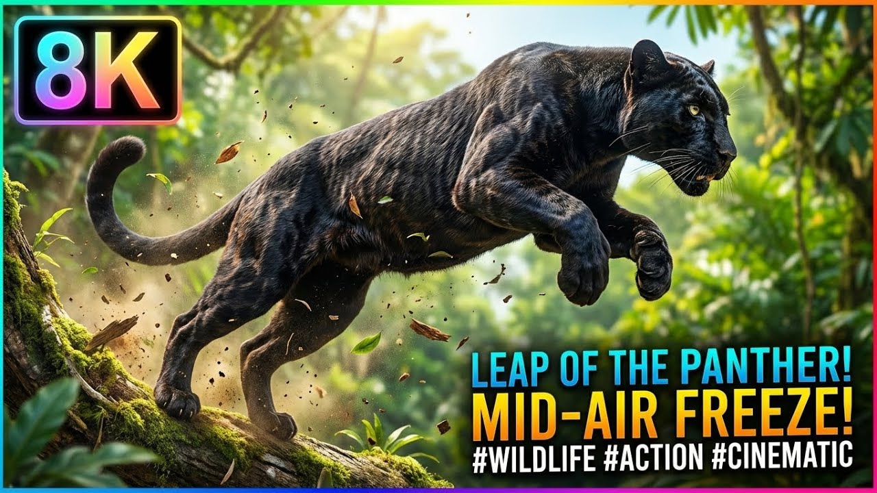 Top Wild & Jungle Animals 🐆 | Cinematic 8K ULTRA HD