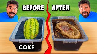 Watermelon Soaked in Petrol, Coke & Salt for 30 days, Result Will Shock You