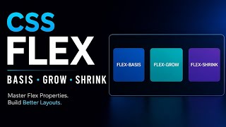 CSS Flexbox Tutorial | Flex Basis, Flex Grow & Flex Shrink Explained (Theory) | Hindi #css
