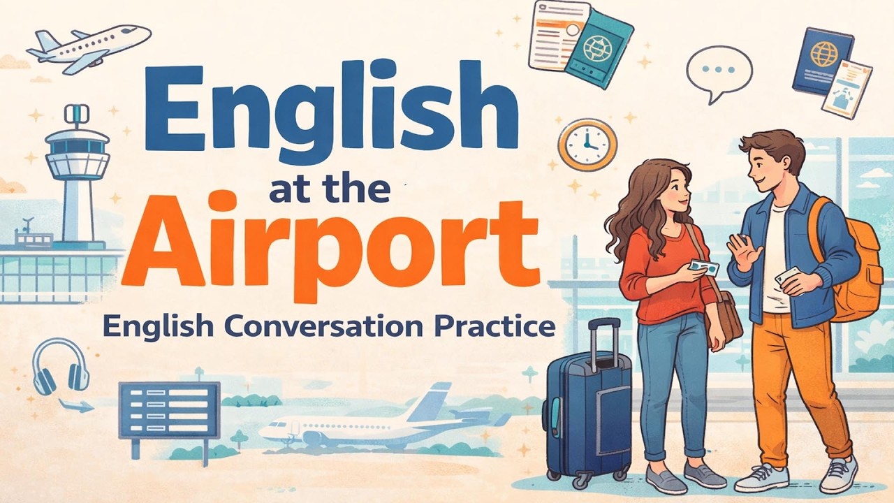Speak Confident English at the Airport ✈️ Real Travel Conversations for Beginners | English Podcast