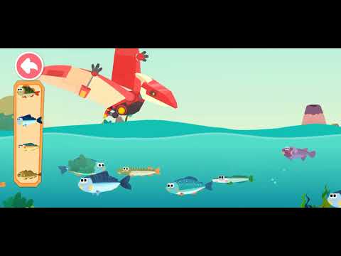 Pterosaurus mencari ikan