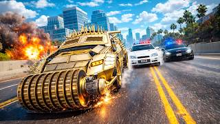 DEI FUGA COM O CARRO QUE TEM ESPINHO no GTA RP (CARRO QUE...
