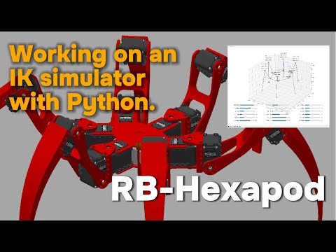 RB-Hexapod : Working on an IK simulator with Python.