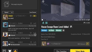 Bgmi wow Parkour map code 21486  house escape room #bgmi #bgmilive #pubg #pubgmobile