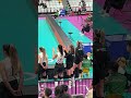 Players of VAKIFBANK SPOR KULUBU chill by the sidelines, kicking back with some little fun games