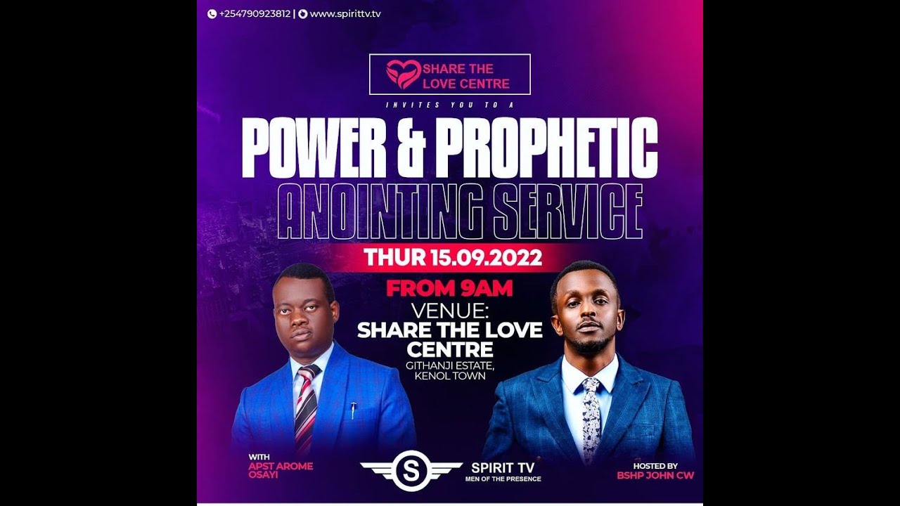 POWER & PROPHETIC ANOINTING SERVICE || WITH APOSTLE AROME OSAYI & JOHN ...