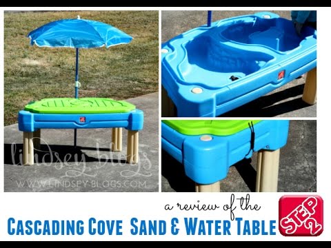 step 2 cascading sand and water table