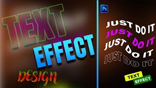 Creative Text Effect Design | Photoshop Tutorial Bangla | Easy Text Effect