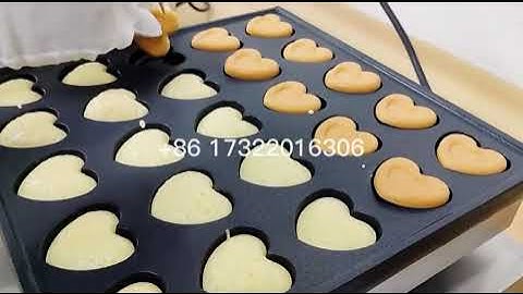 Commercial heart shape poffertjes electric dutch waffle machine with mini pancake machine