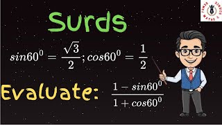 Simplify Trigonometric Expressions with Surds | Worked Example