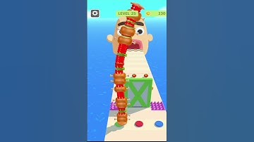 Satisfying mobile games play 999 Tiktok app Gameplay Android, IOS - Sandwich Runner 👍❤️