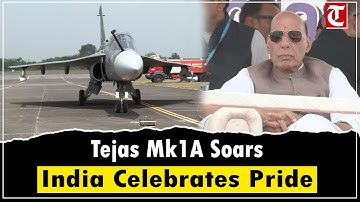 Tejas Mk1A Takes Maiden Flight in Nashik | Rajnath Singh Hails Boost to India’s Defence Power