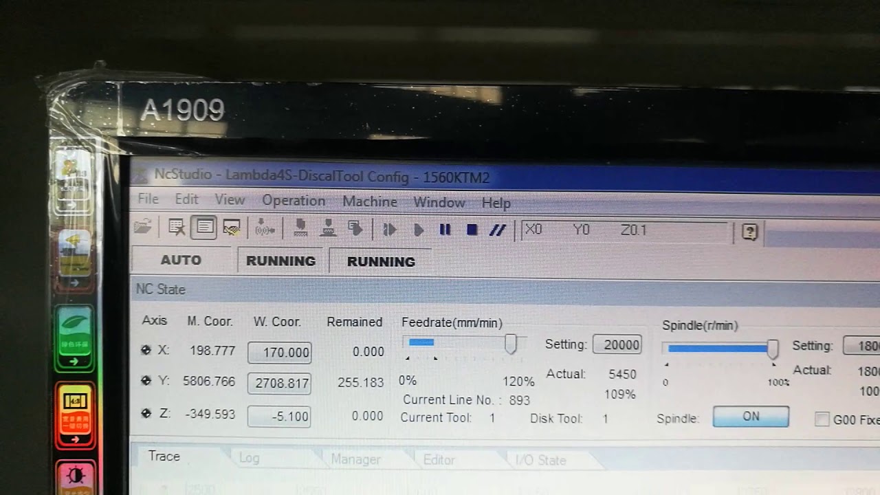 Weihong NC studio PM95A details show