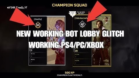 Apex legends|NEW *WORKING* BOT LOBBY| (BYPASS METHOD)