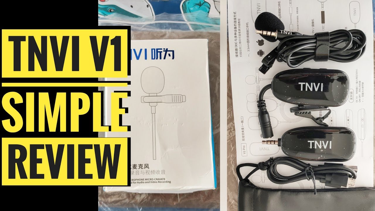 Review TNVI V1 2.4G wireless microphone system YouTube