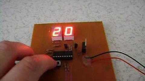 Öğüt Elektronik 0-99 İleri geri sayıcı devresi