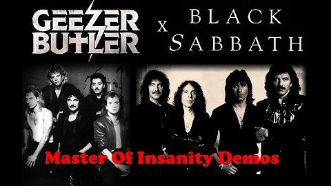 Black Sabbath & Geezer Butler - Master Of Insanity Demos (CD-R)