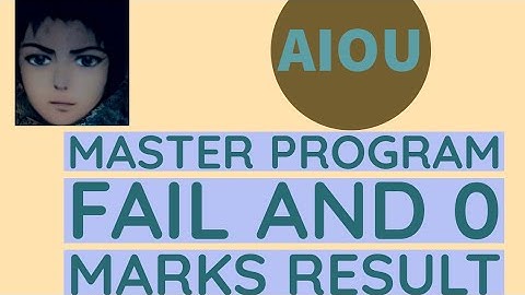 allama iqbal open university fail and 0 marks students result problem| aiou any problem solution.