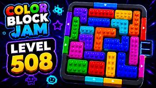 Color Block Jam Level 508 Walkthrough | Step by Step Solution
