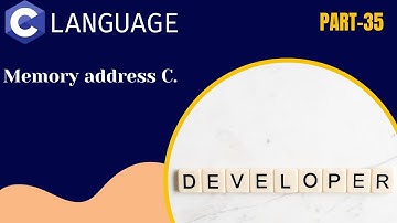 Memory Address In C.