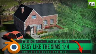 Blender 5 Beginner Tutorial 1/4 + Starter Pack 2026 | Build your first Scene!