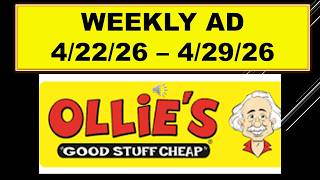 OLLIES WEEKLY AD 4/22/26 - 4/29/26