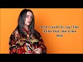 Billie Eilish - when the party&#39;s over (Lyrics)