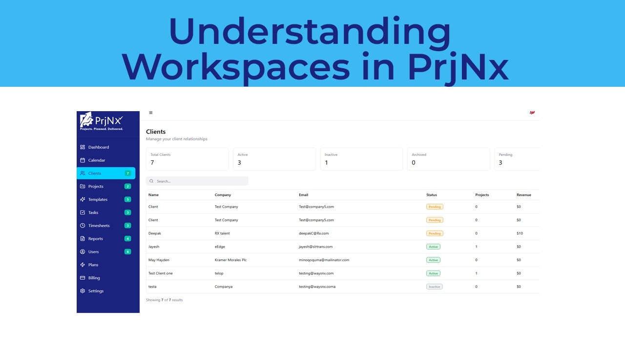 Understanding Workspaces in PrjNx - YouTube