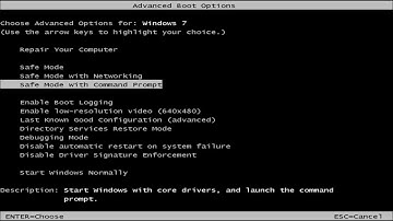 Advanced Boot Options in Windows 7 - How To Access