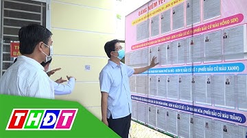 Lãnh đạo tỉnh Đồng Tháp kiểm tra công tác chuẩn bị bầu cử tại Sa Đéc | THDT