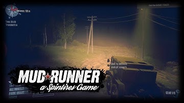 SCARED OF THE DARK! (Spintires: Mudrunner Ep4)