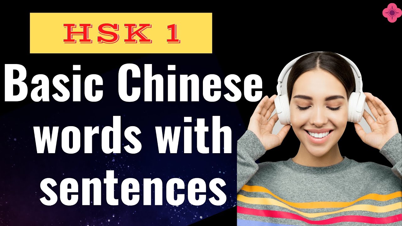 Learn beginner Chinese: Basic Chinese words with sentences.|HSK1 ...