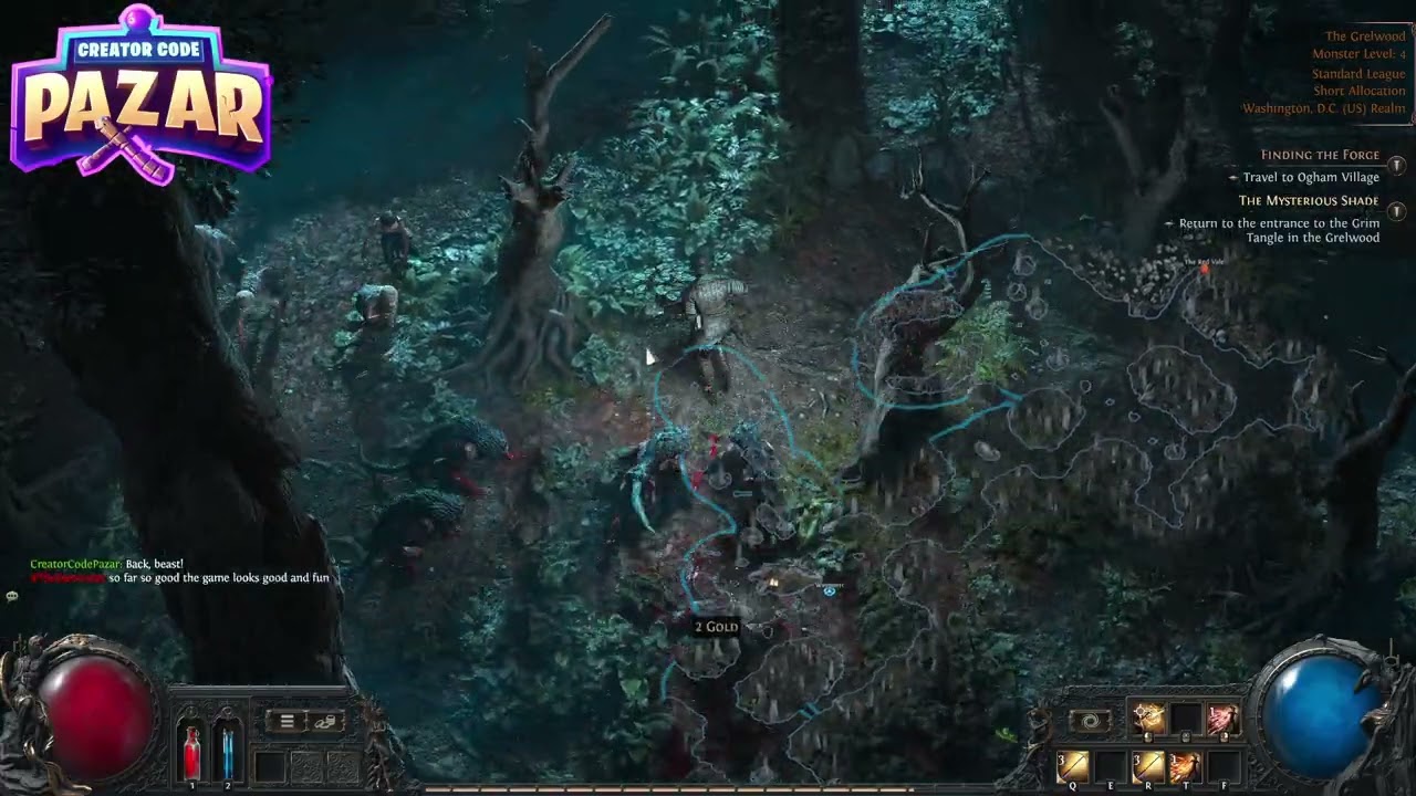 Как вернуться ко входу в Мрачную чащу в Грелвуде: краткое руководство Path of Exile 2